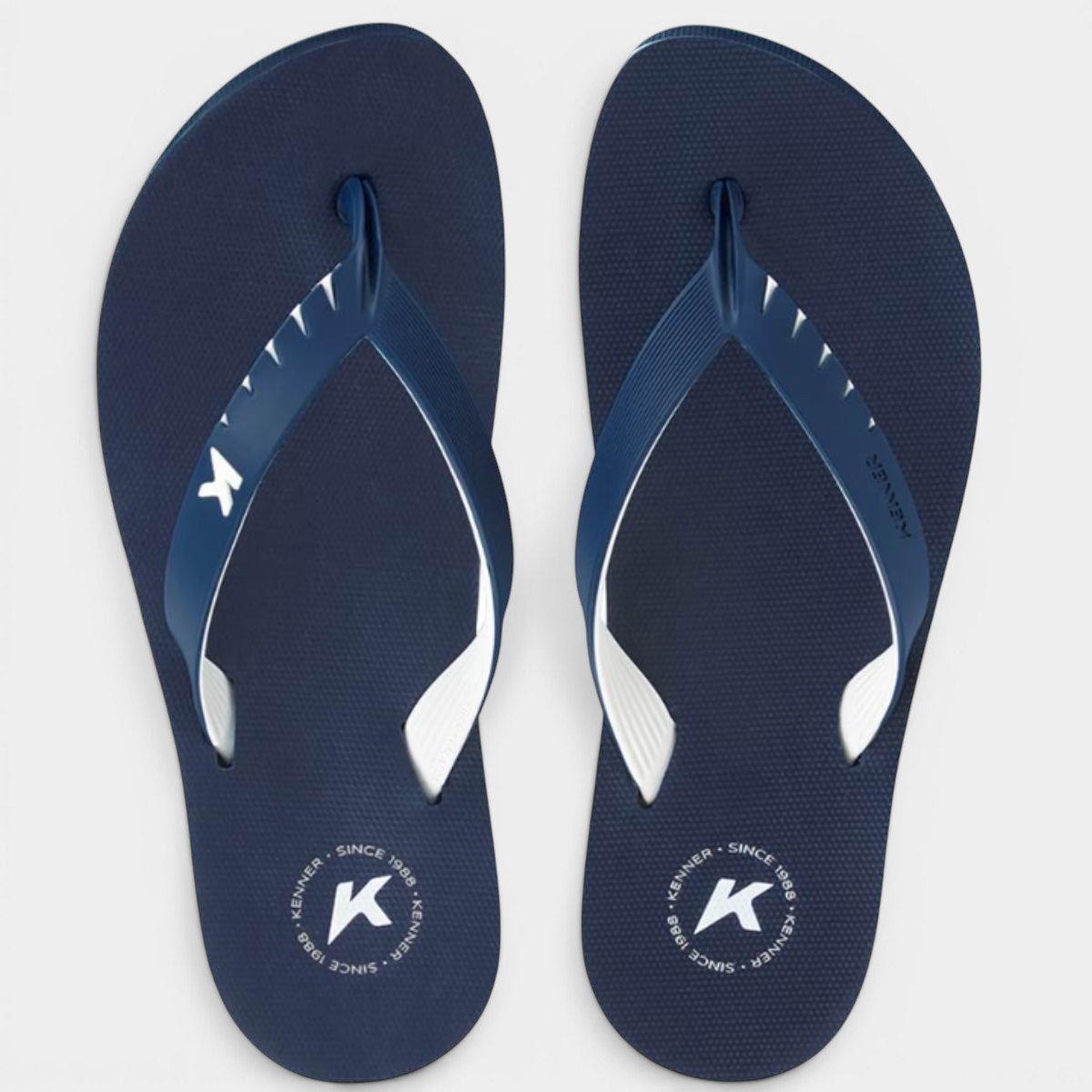 Chinelo Kenner Red Pro Masculino - Marinho e Branco Cinza 2