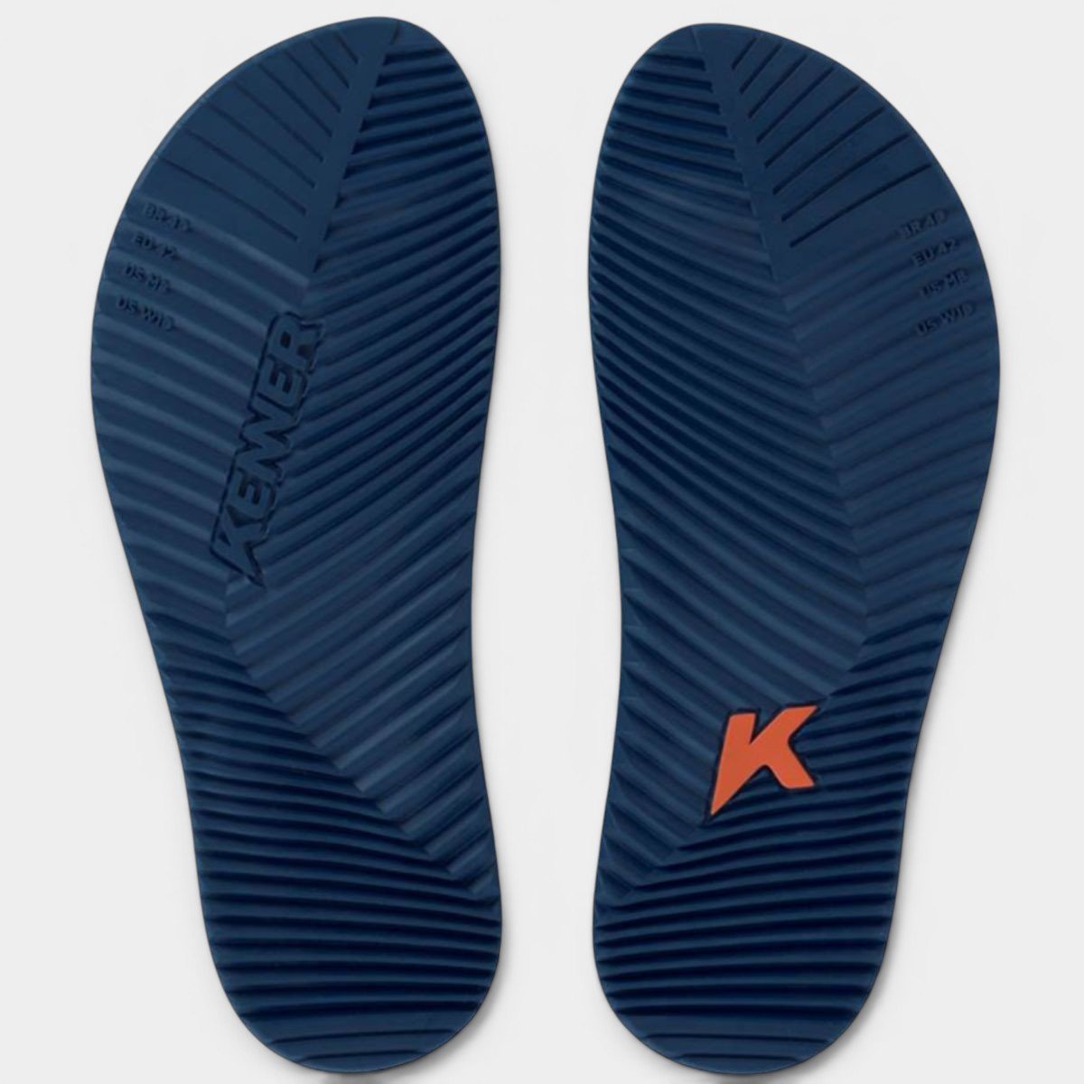 Chinelo Kenner Red Pro Masculino - Marinho e Branco Cinza 5