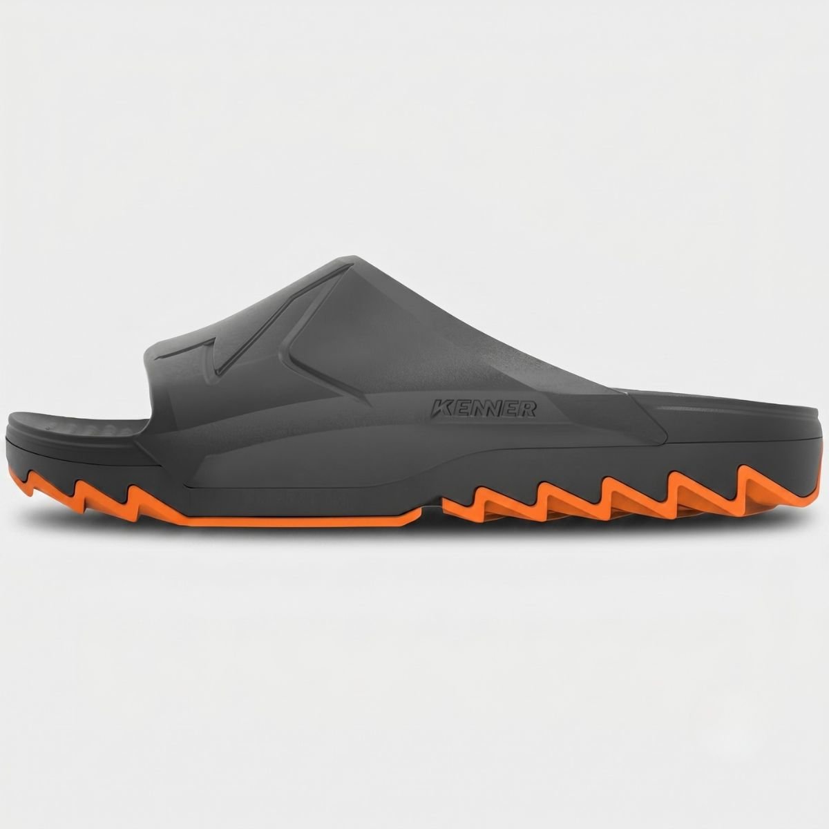 Chinelo Kenner Makho Slide Masculino - Preto e Laranja Preto 2