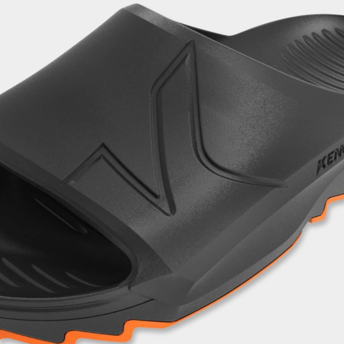 Chinelo Kenner Makho Slide Masculino - Preto e Laranja Preto 3