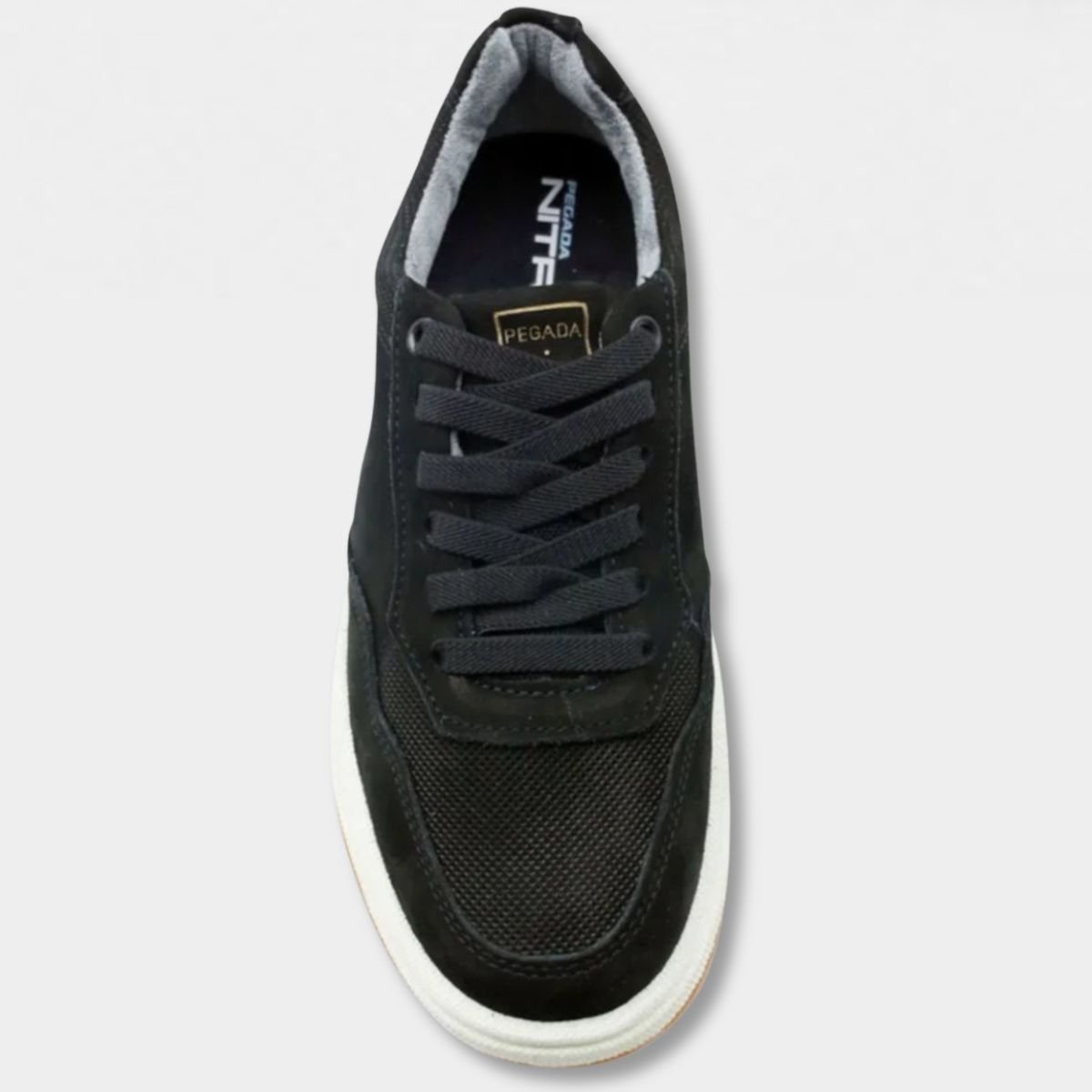 Sapatênis Pegada Ultraconforto Napa Soft Masculino - Preto Cinza 3