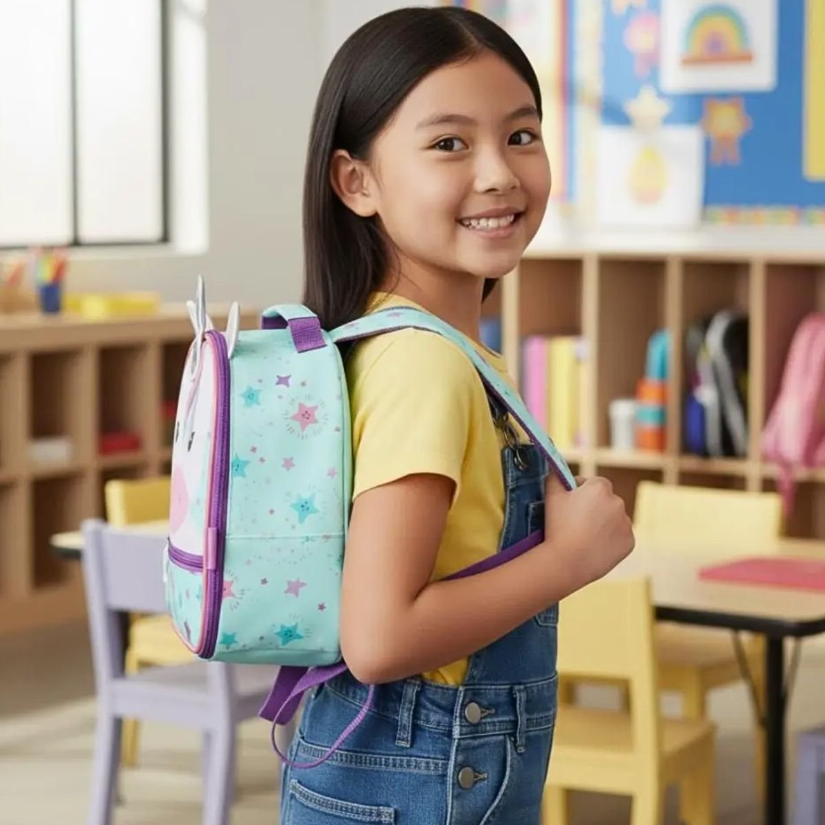 Lancheira Infantil Bagaggio Unicórnio - Verde Água Verde 5