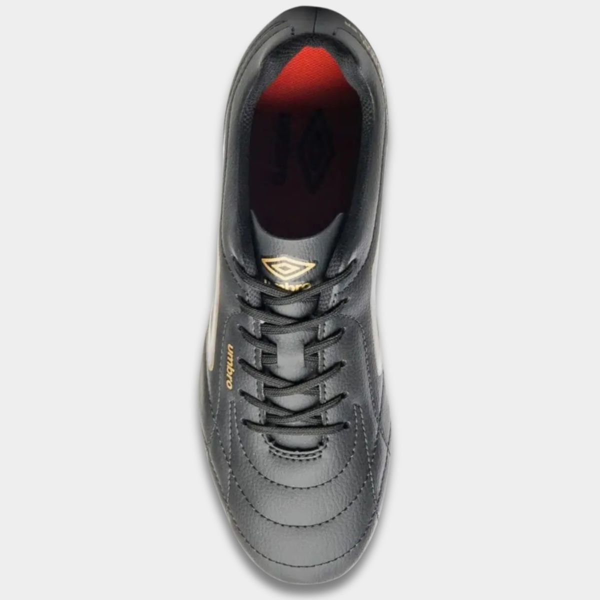 Chuteira Society Umbro Class Footballer Masculino - Preto e Dourado Preto 3