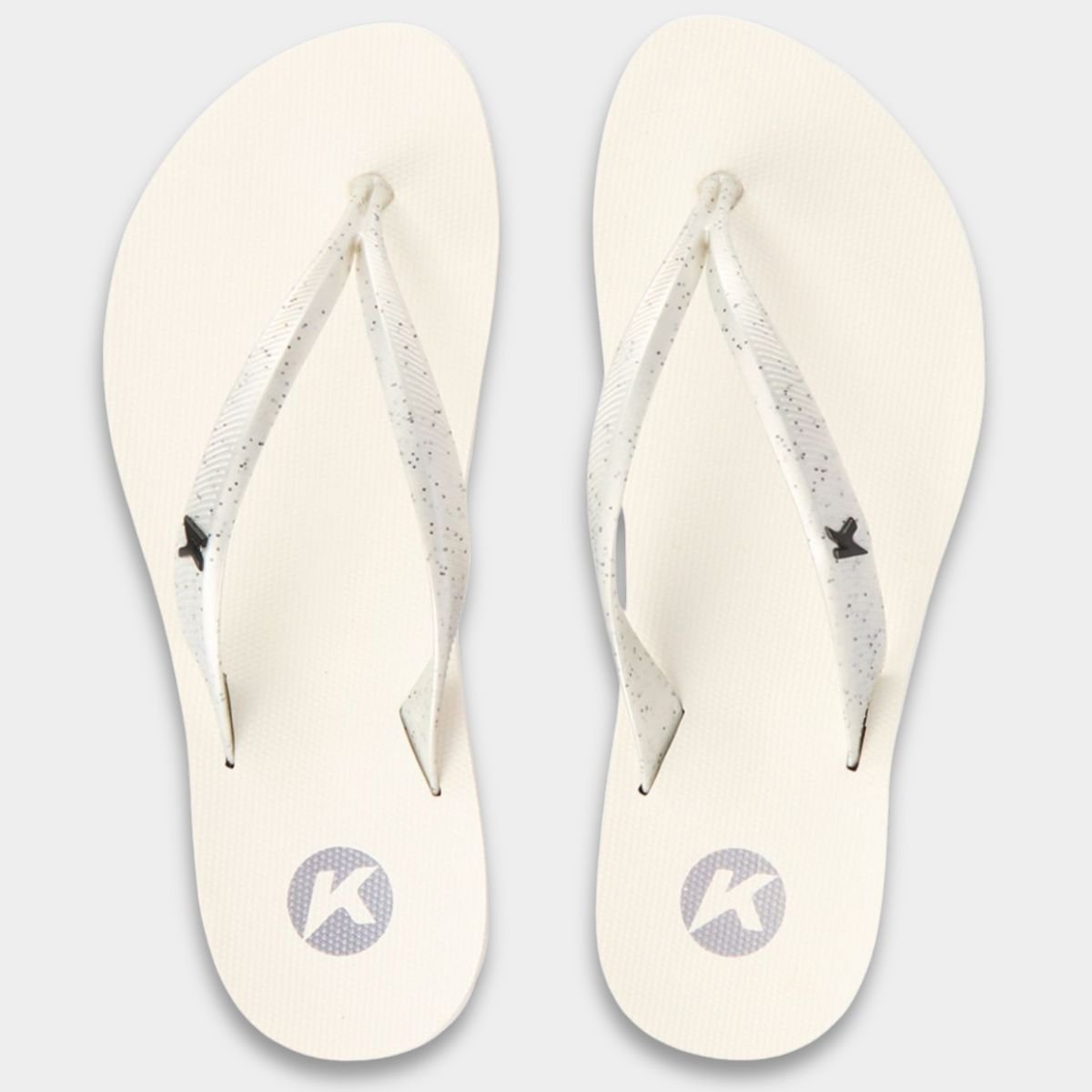 Chinelo Kenner Ibiza Pro Feminino - Branco e Rosa Cinza 2