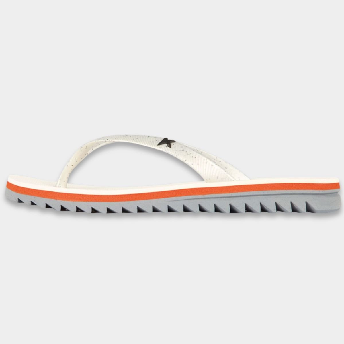 Chinelo Kenner Ibiza Pro Feminino - Branco e Laranja Cinza 3