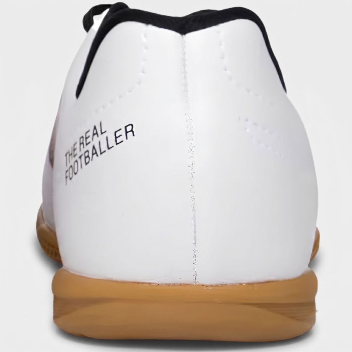 Chuteira Futsal Umbro Class Footballer Masculino - Branco e Caramelo Branco 4
