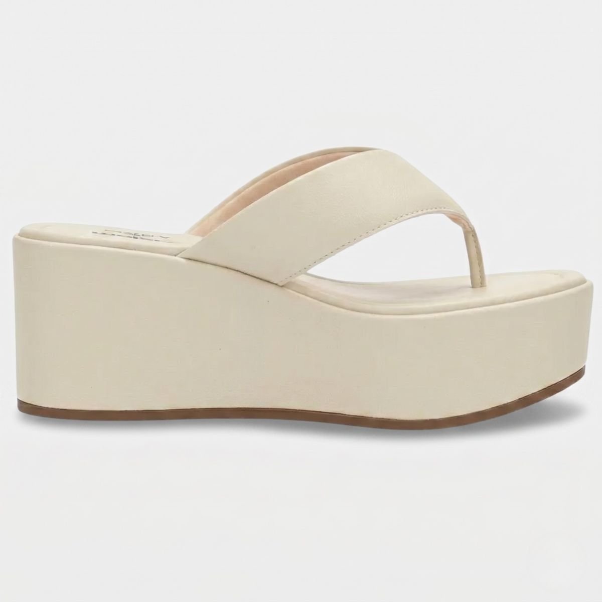 Tamanco Moleca Liso Plataforma Ana Castela Feminino - Branco Cinza 2