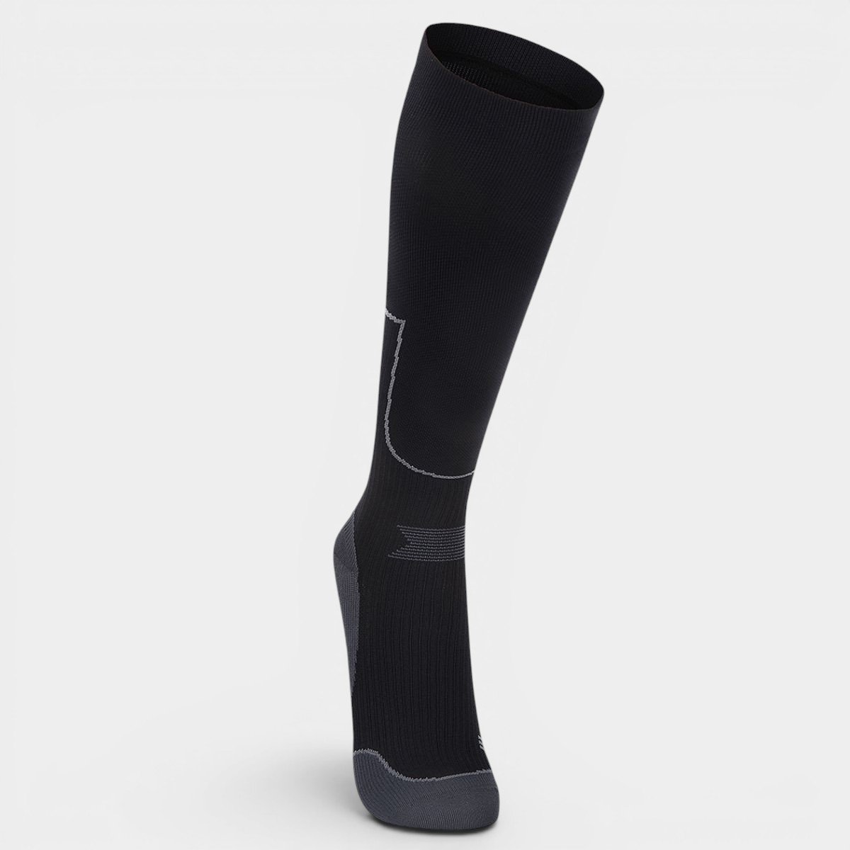 Meia Lupo Lsport Veneza Emana Cano Extra Longo - Preto