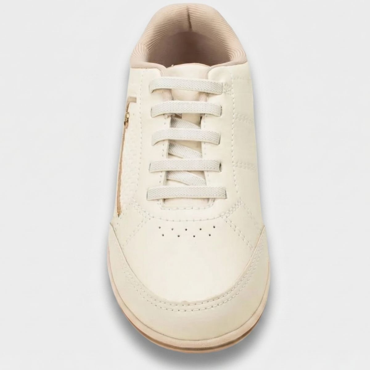 Tênis Kolosh Casual Calce Fácil Feminino - Off White Cinza 3