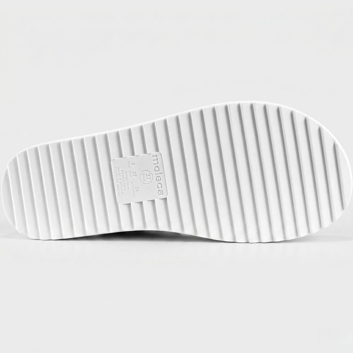 Tamanco Moleca Strech Feminino - Branco Cinza 5