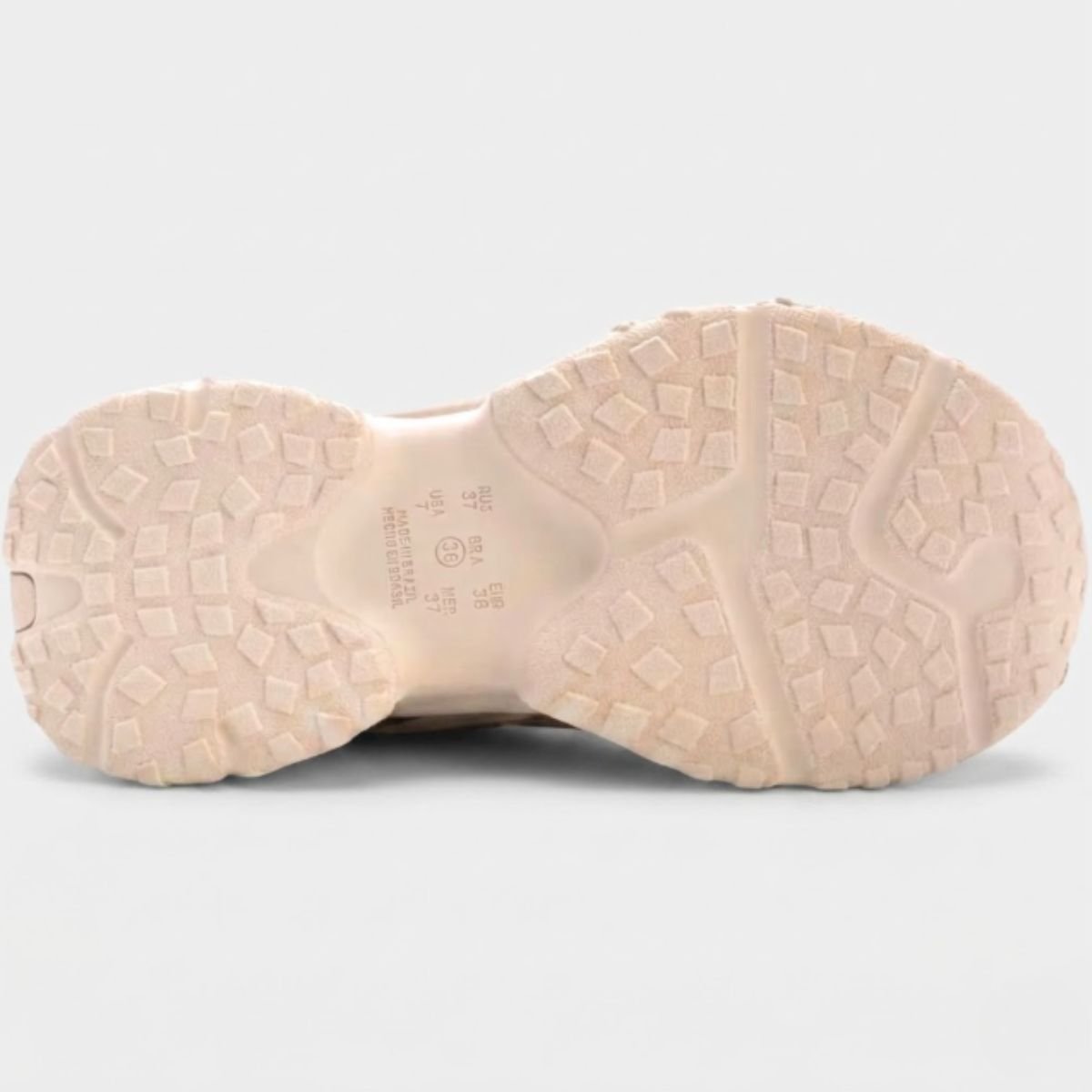 Tênis Ramarim Chunky Kyoto Feminino - Branco e Dourado Branco/Dourado 5