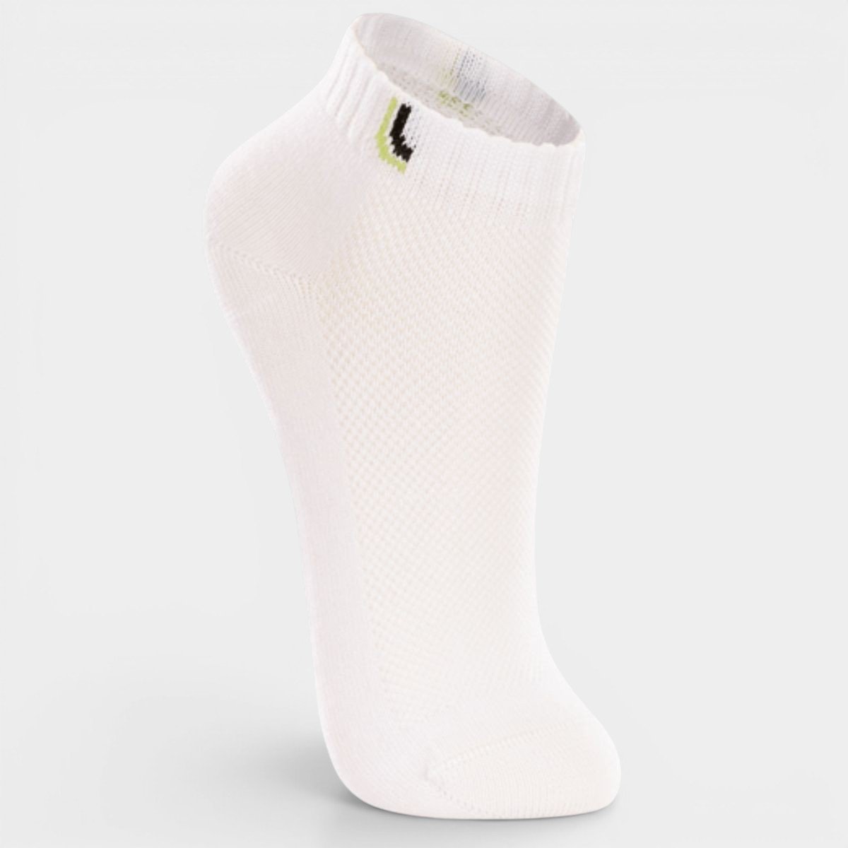 Kit Meia Infantil Lupo Básico Cano Baixo 3 Pares - Branco Cinza 3