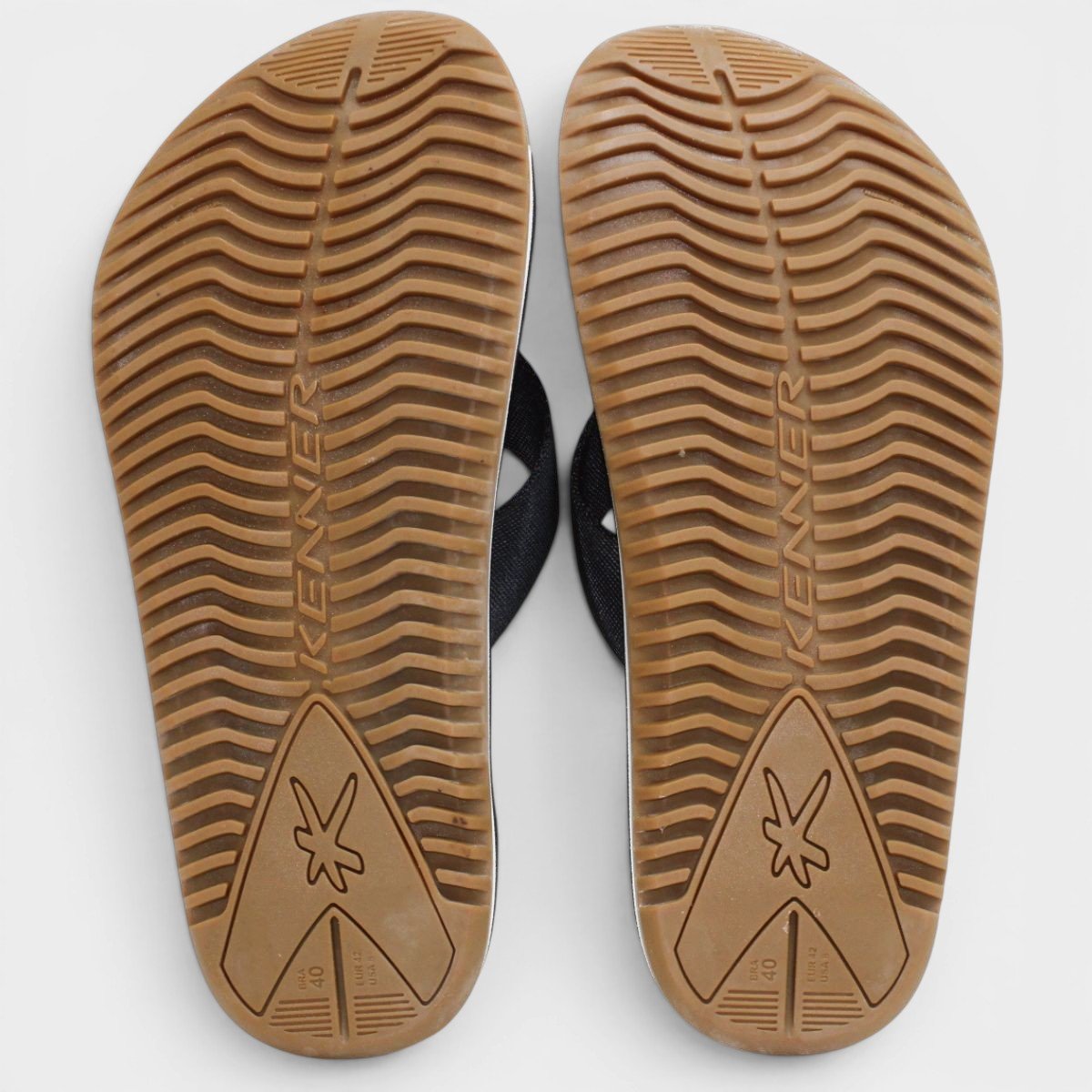 Chinelo Kenner Kick S Up Masculino - Preto e Bege Preto/Bege 5
