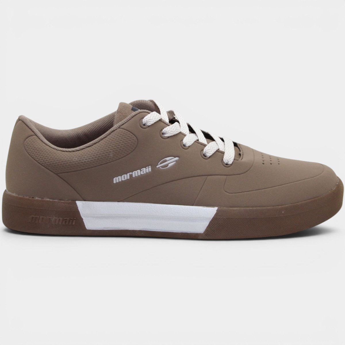 Tênis Mormaii Urban Smash Masculino - Marrom e Branco Cinza 2