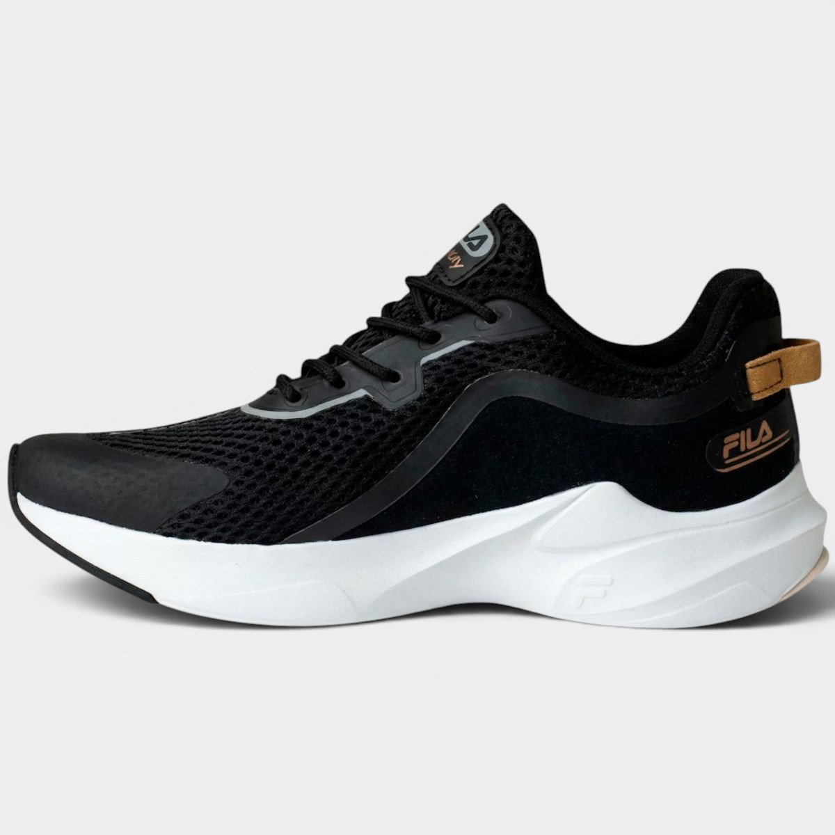 Tênis Fila Recovery Feminino - Preto e Dourado Preto 4