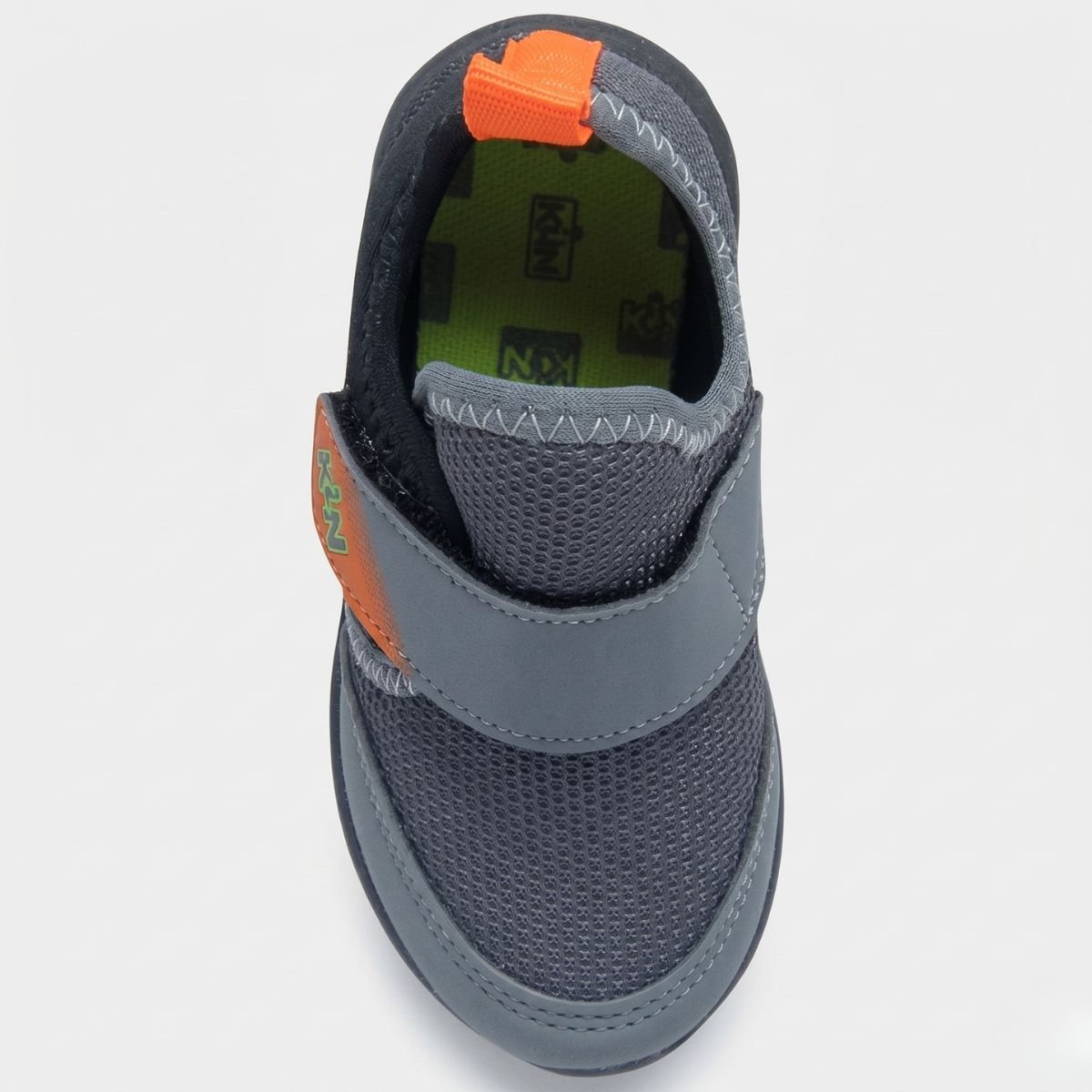 Tênis Infantil Klin New Sport Anatômico Menino - Cinza e Laranja Cinza 3