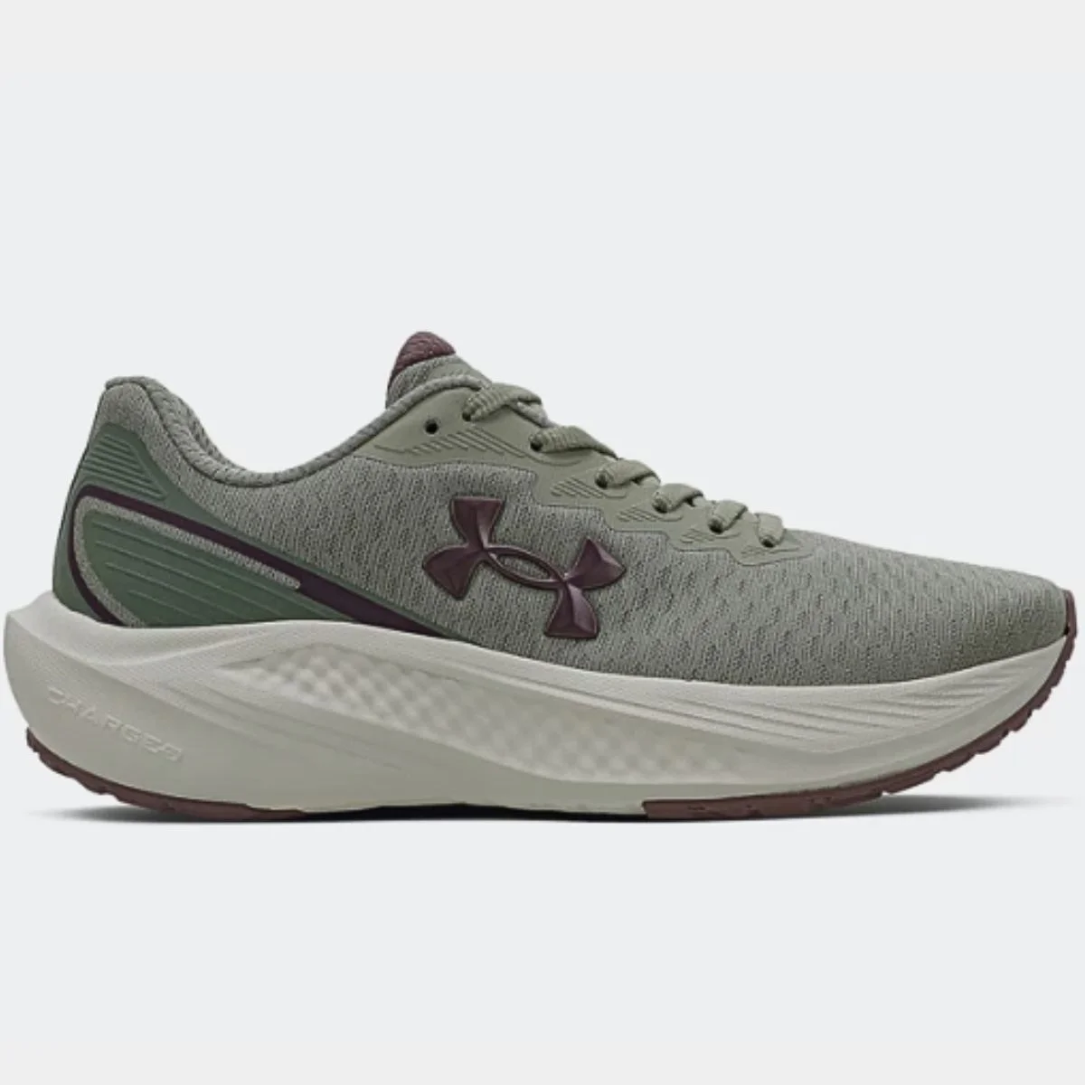 Tênis Under Armour Charged Wing 2 Feminino - Verde e Roxo Cinza 2