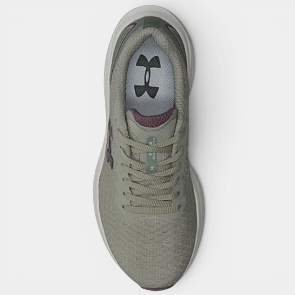 Tênis Under Armour Charged Wing 2 Feminino - Verde e Roxo Cinza 3