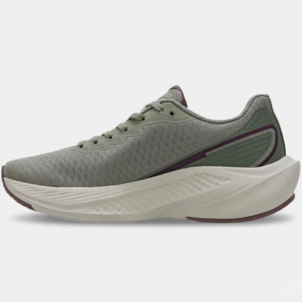 Tênis Under Armour Charged Wing 2 Feminino - Verde e Roxo Cinza 4
