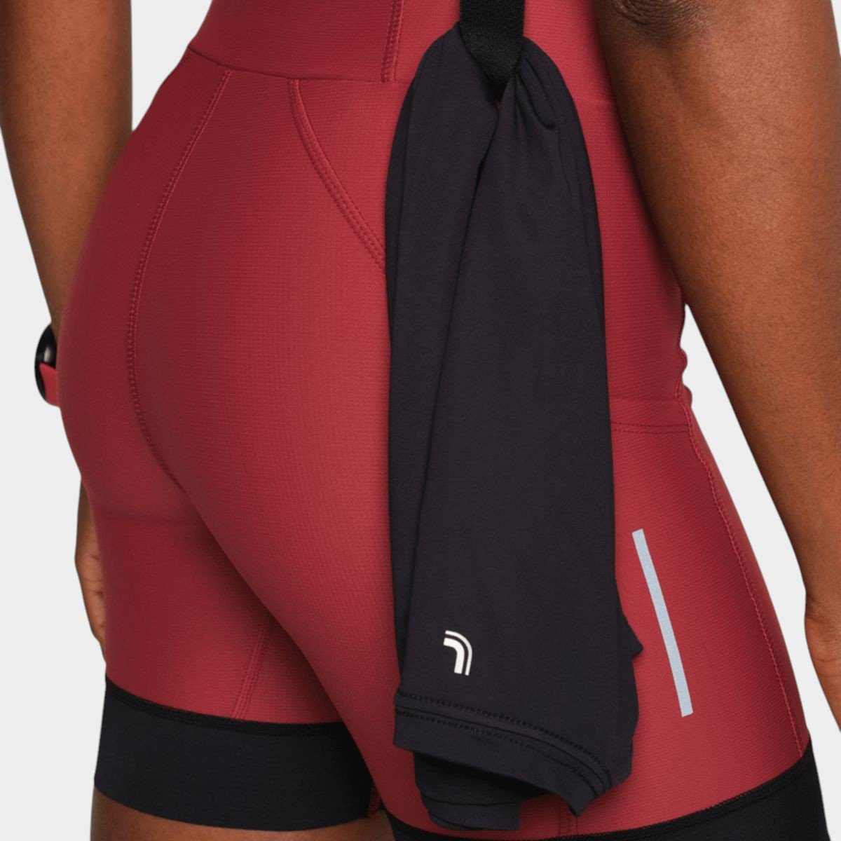 Bermuda Lupo LSport Run 7 Pocket Feminina - Vermelho e Preto Cinza 4