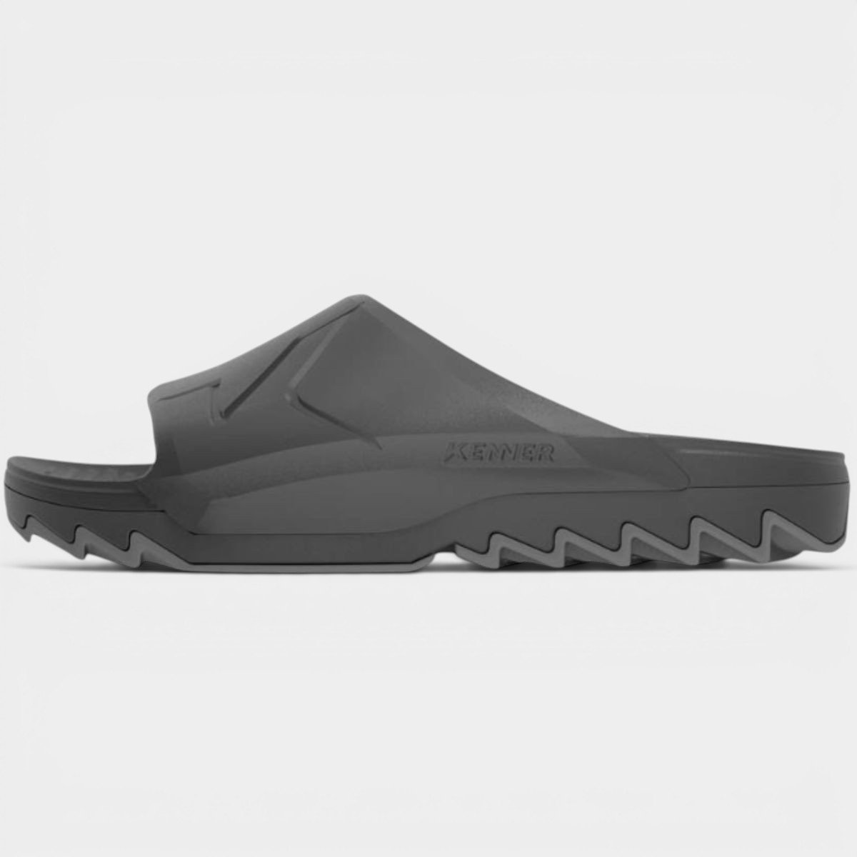 Chinelo Kenner Makho Slide Masculino - Preto e Cinza Cinza 3