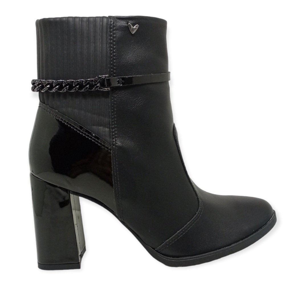 Bota Cano Curto Mississipi Q8491-0001 Preta Preto 2