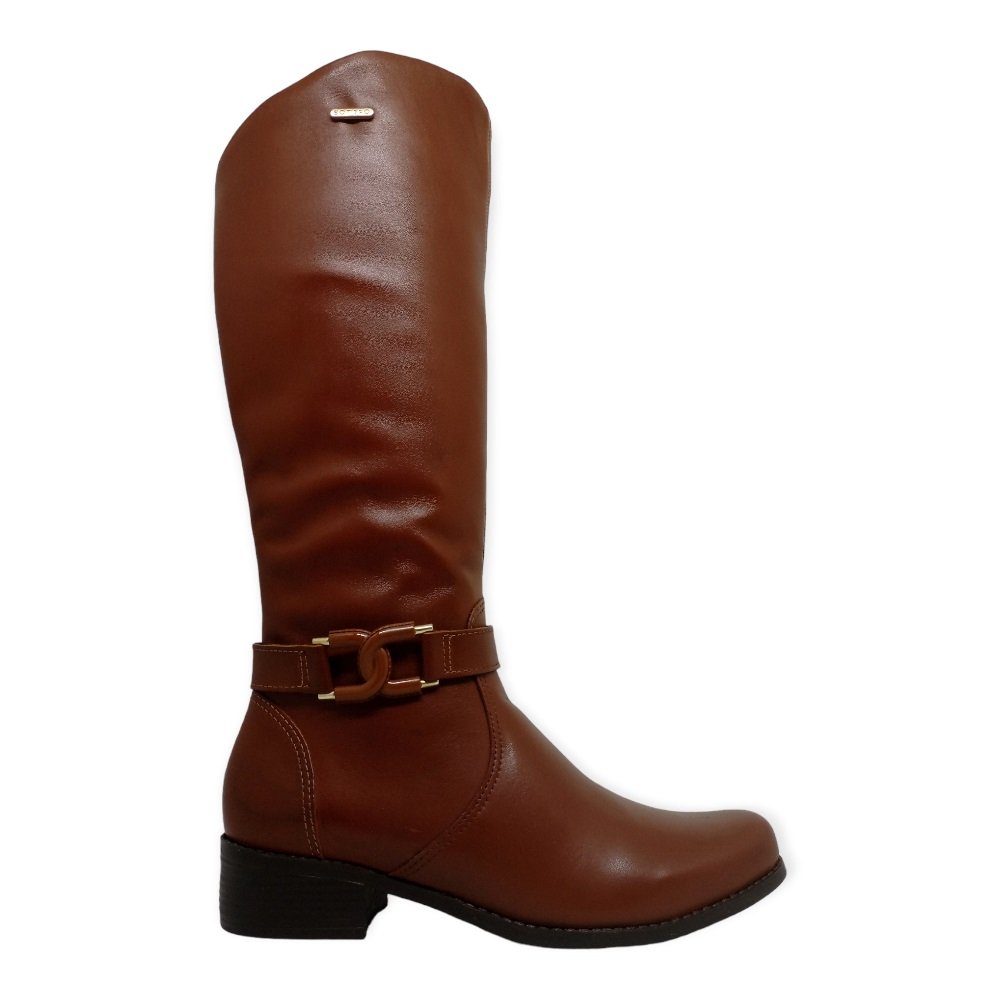 Bota Montaria Couro Bottero 345802-1 Conhaque Marrom 2