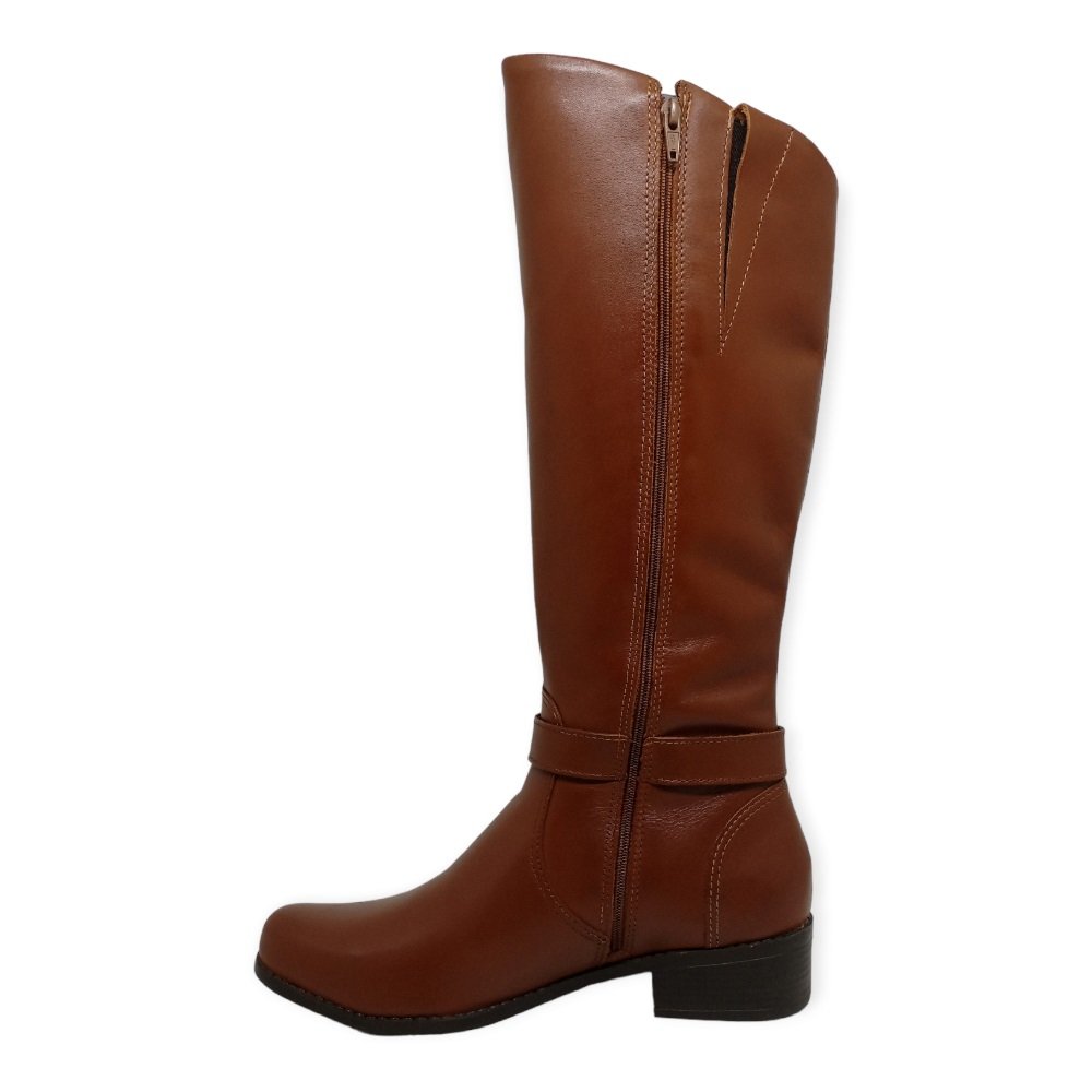 Bota Montaria Couro Bottero 345802-1 Conhaque Marrom 3
