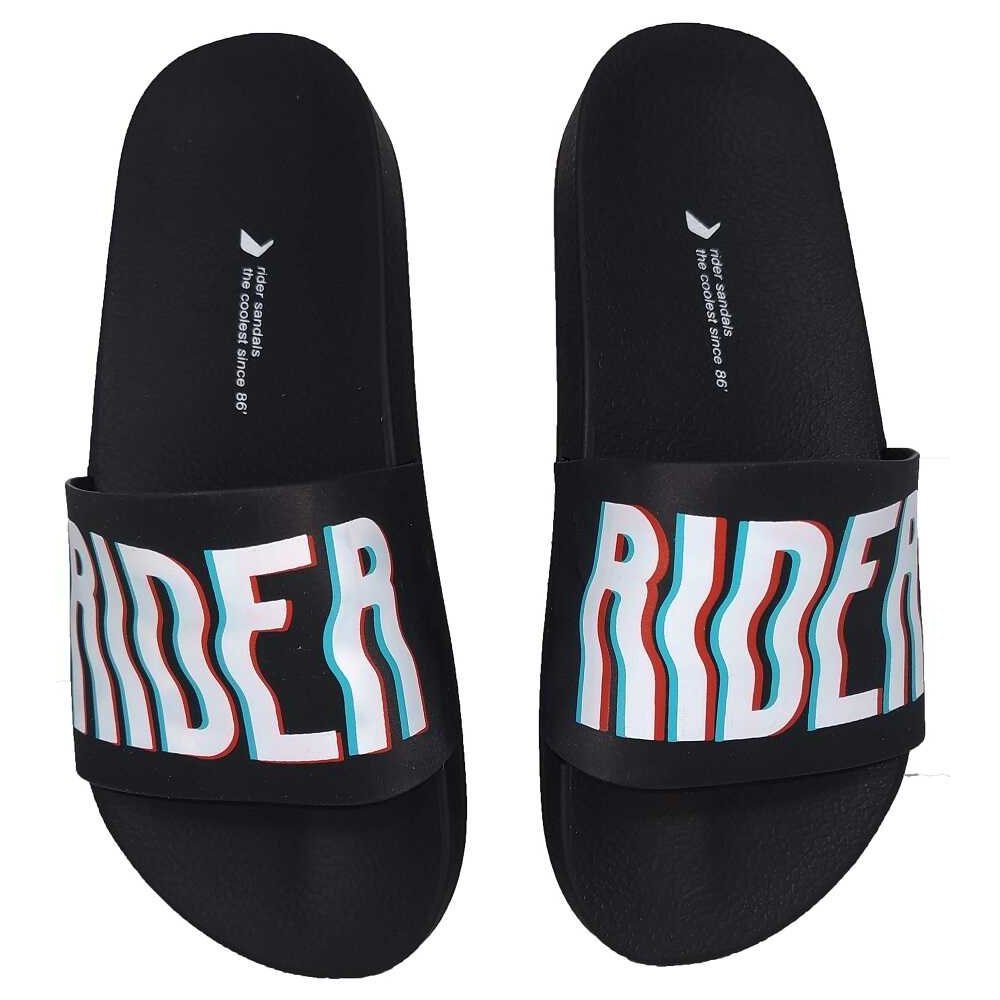 Chinelo Slide Infantil Menino Rider Full 86 Grendene 11499 Preto 5