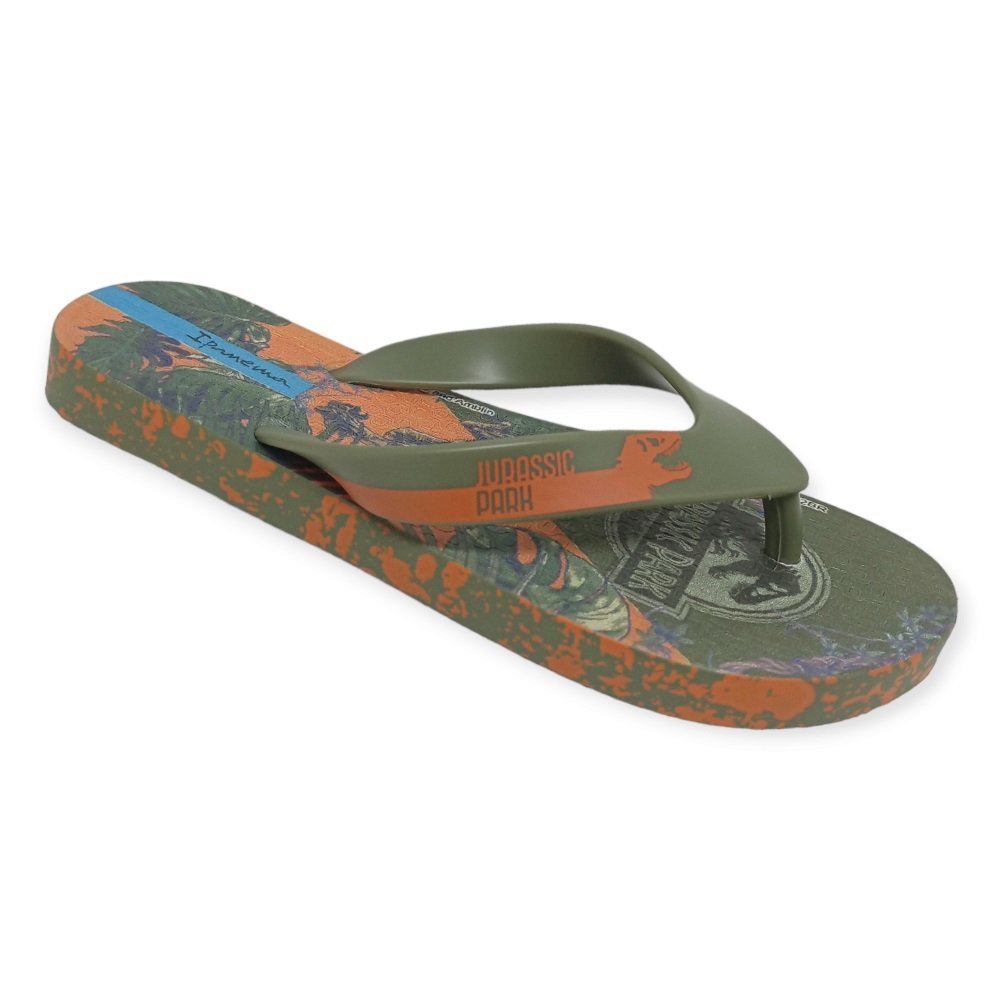 Chinelo Ipanema Jurassic Dino Infantil Grendene 27059 Verde 2