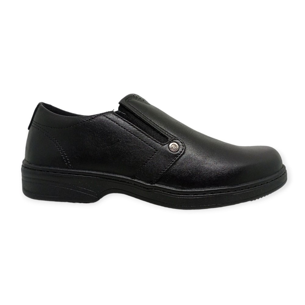 Sapato Social Pegada 121272 Masculino - Preto Preto 2