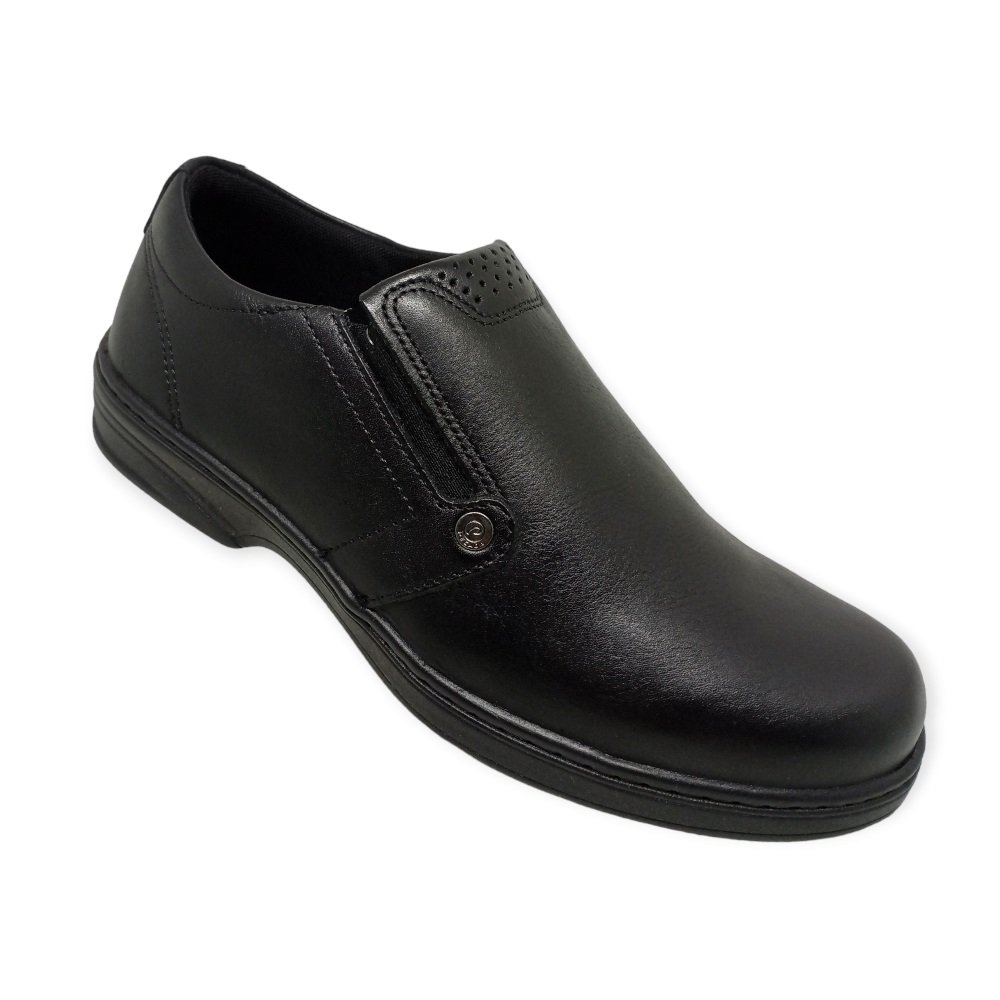 Sapato Social Pegada 121272 Masculino - Preto Preto 1