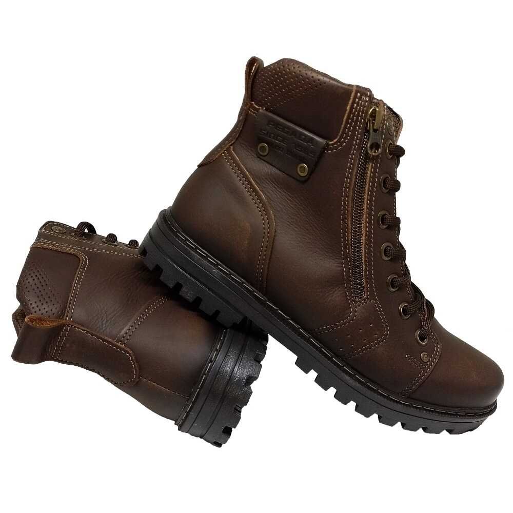Coturno Masculino Adulto Couro Pegada 181504 Marrom 6
