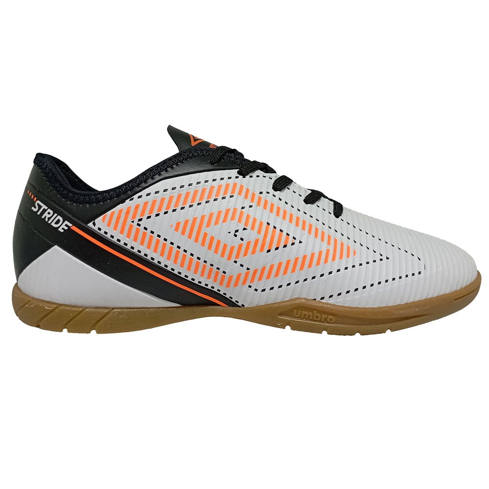 Chuteira Futsal Umbro Stride Branco/Preto Branco 2
