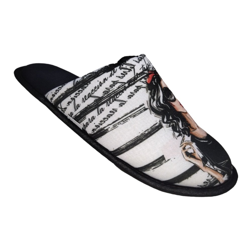 Pantufa Feminina Adulta Preto 2