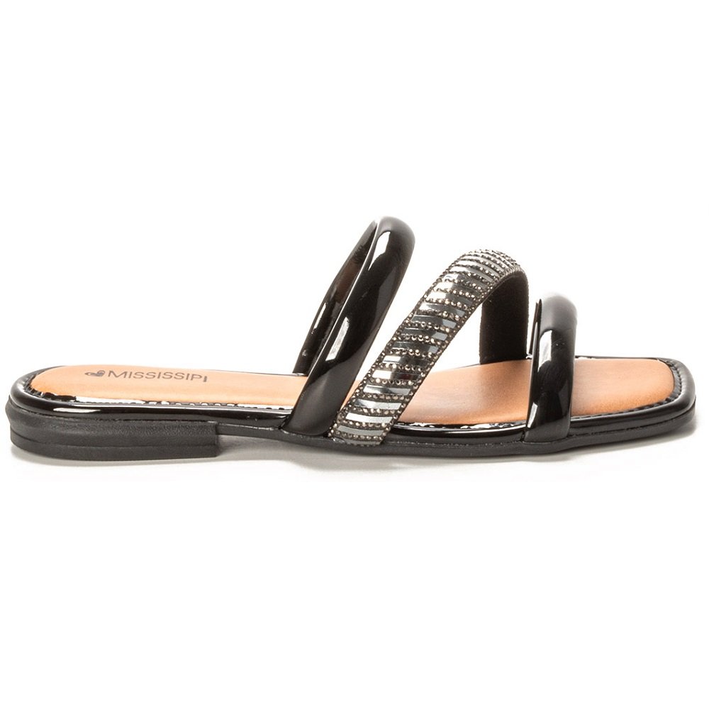 Rasteira Mississipi Q8841 Preta Preto 2