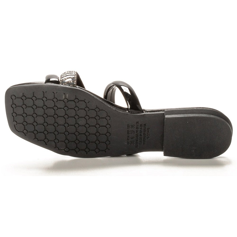 Rasteira Mississipi Q8841 Preta Preto 5