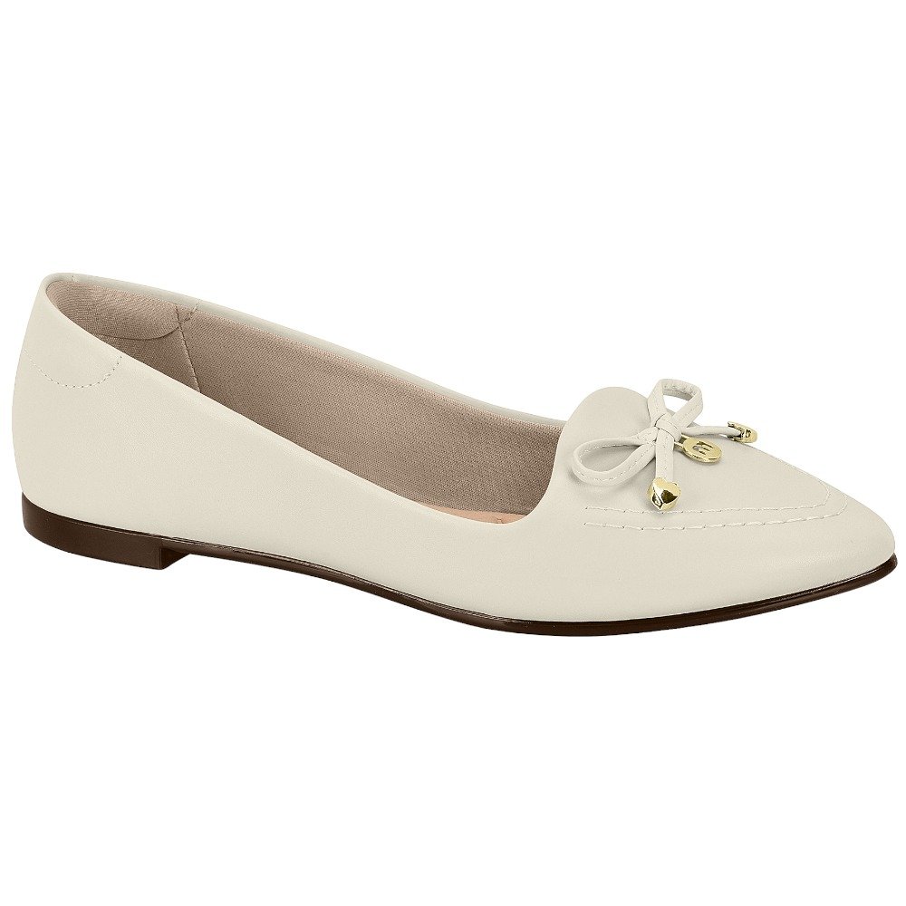 Sapatilha Moleca 5635.863 Feminina - Off White Branco 1