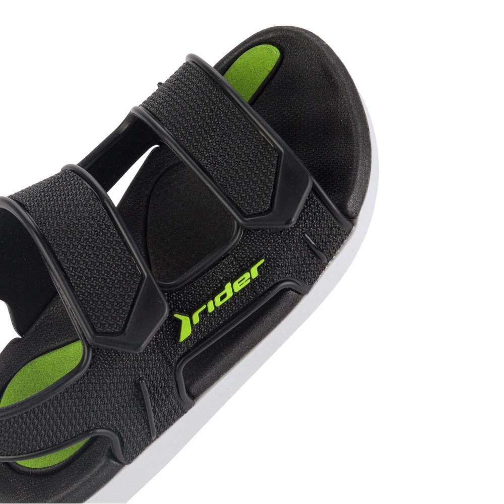 Sandália Papete Rider R Line Plus Grendene 12149 Preto/Branco 3