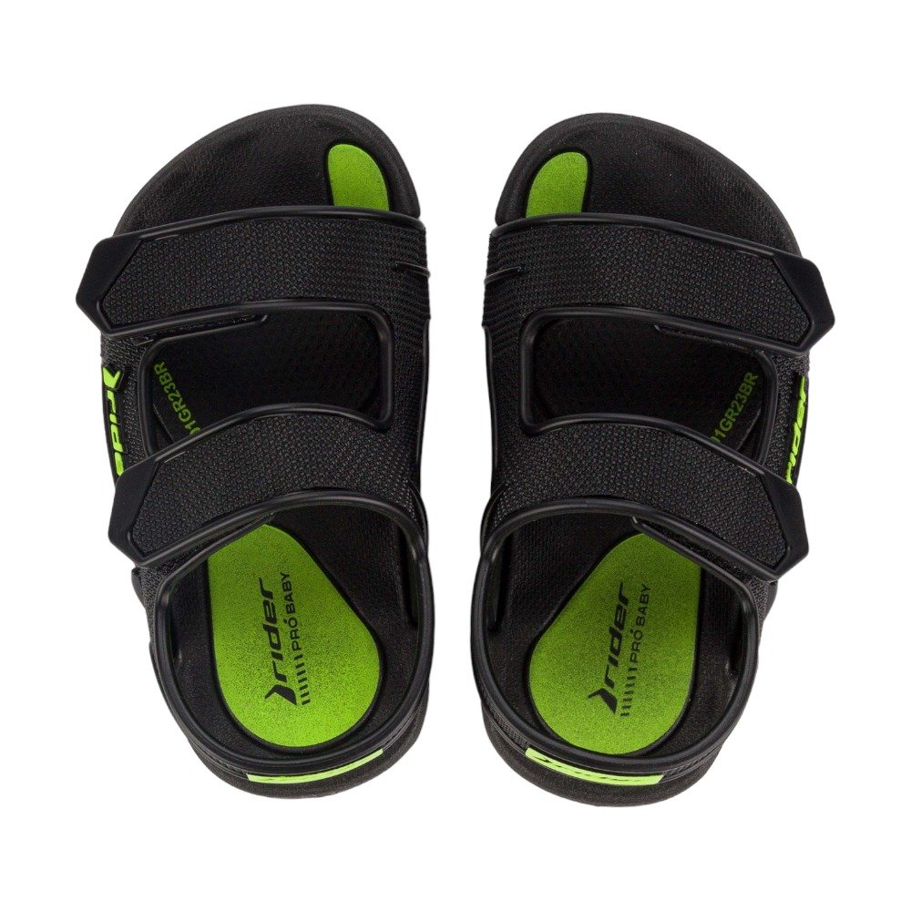 Sandália Papete Rider R Line Plus Grendene 12149 Preto/Branco 4