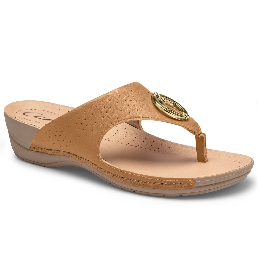 Tamanco Blaqueado Dedo Campesi L9602 Marrom 1