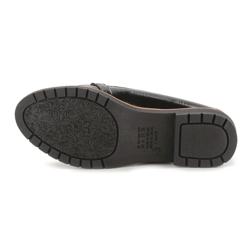 Loafer Mississipi Q9871 Feminino - Preto Preto 5