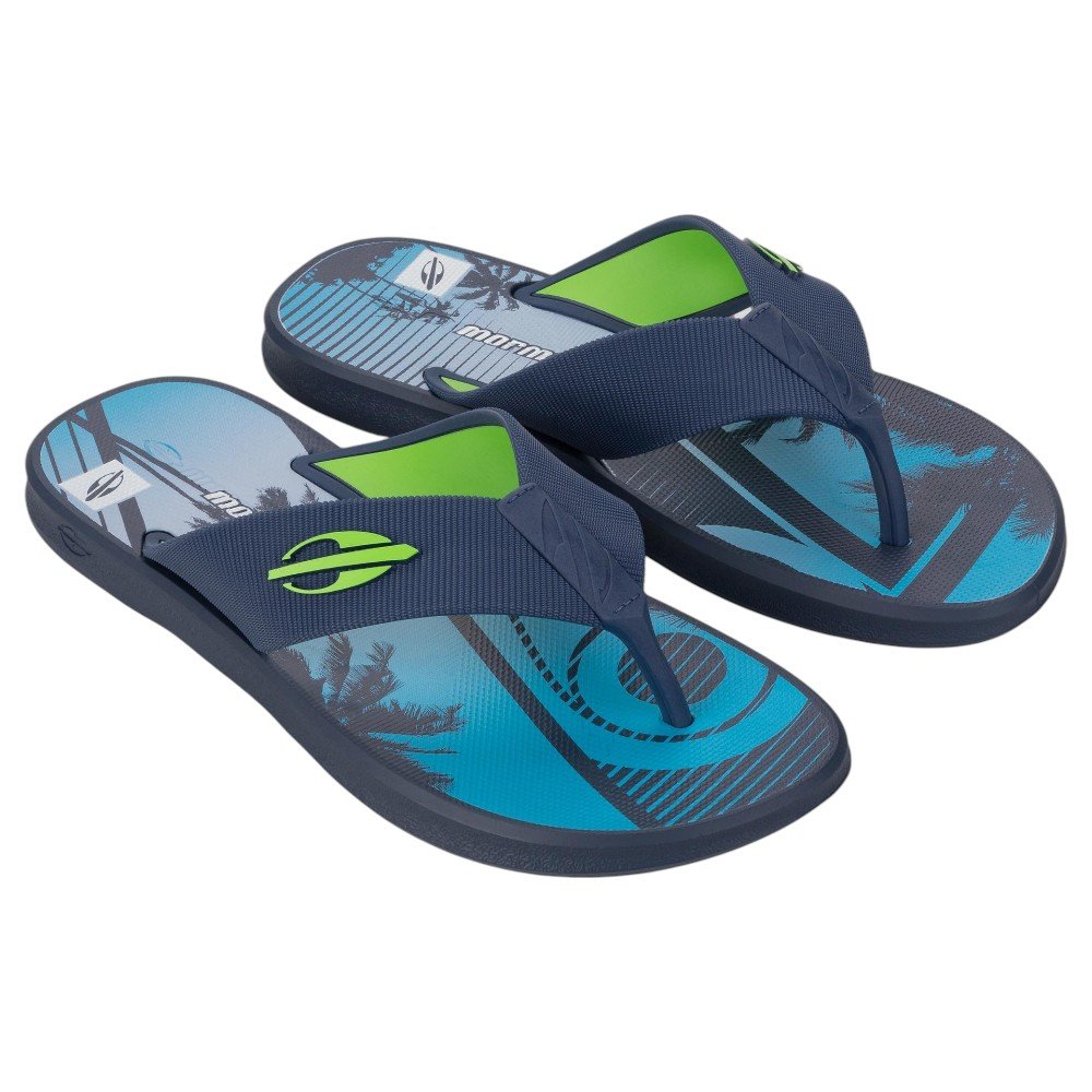 Chinelo Mormaii Wave 2 Dedo 12189 Azul/Verde 2