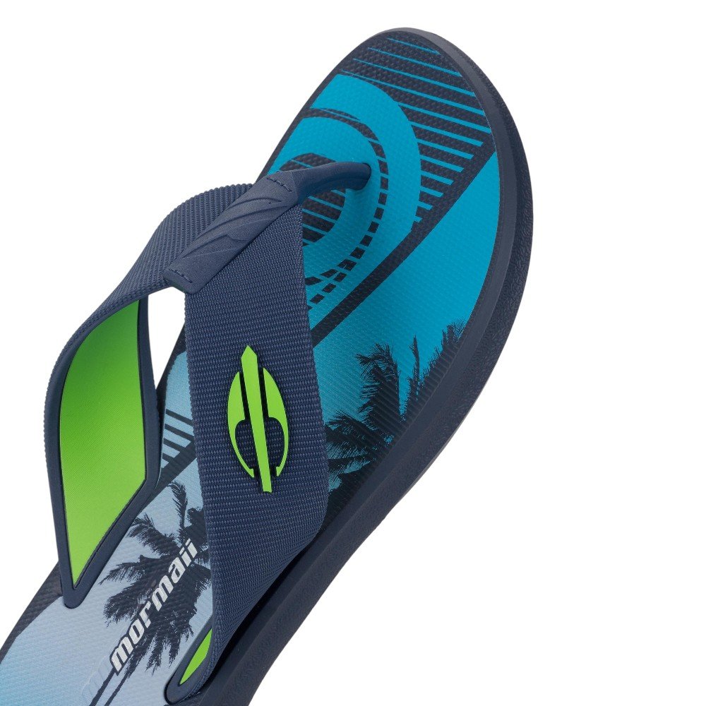 Chinelo Mormaii Wave 2 Dedo 12189 Azul/Verde 4