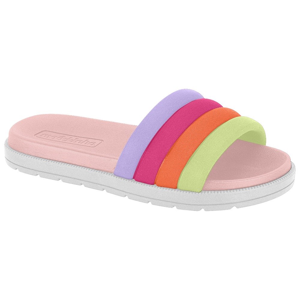 Chinelo Slide Molekinha 2352.102 Rosa 1