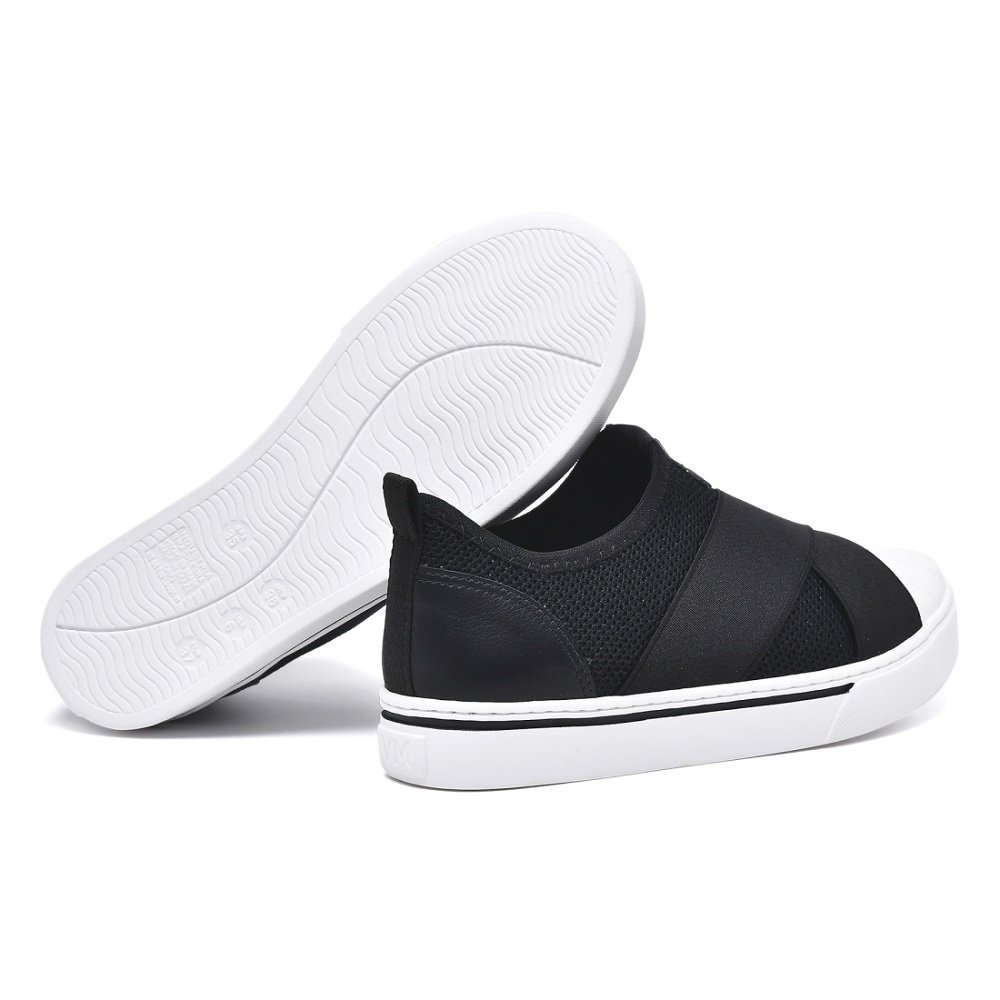 Tênis Casual Slip On Via Marte 23-12105-01 Feminino - Preto Preto 4