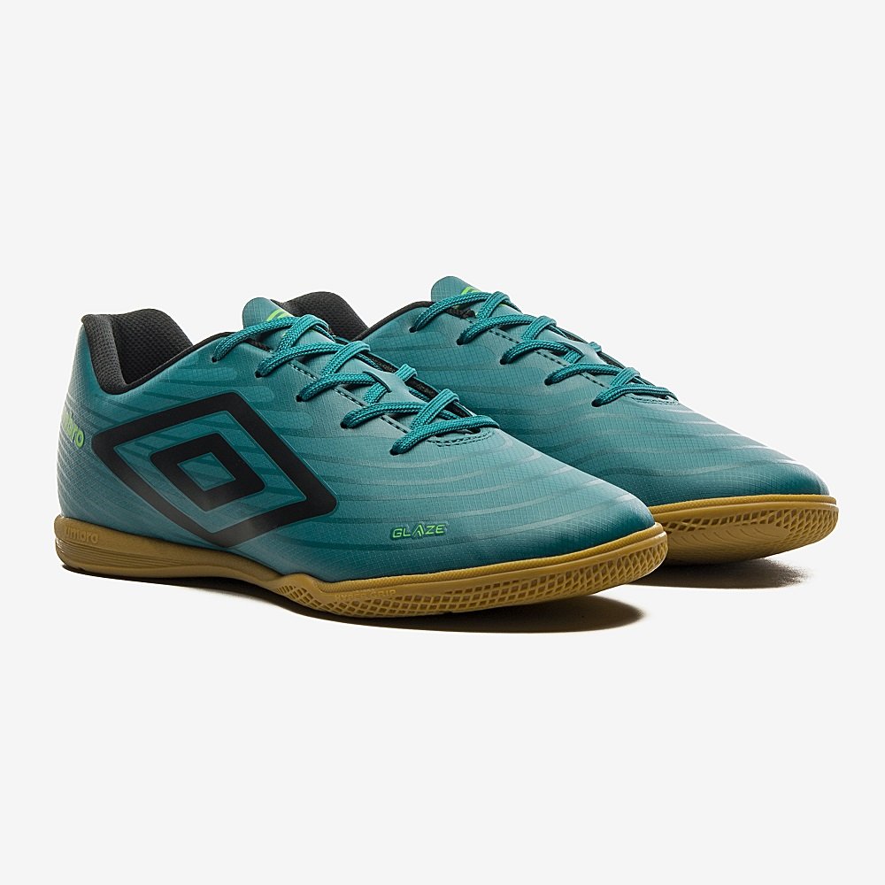 Chuteira Futsal Umbro Glaze Verde Verde 3