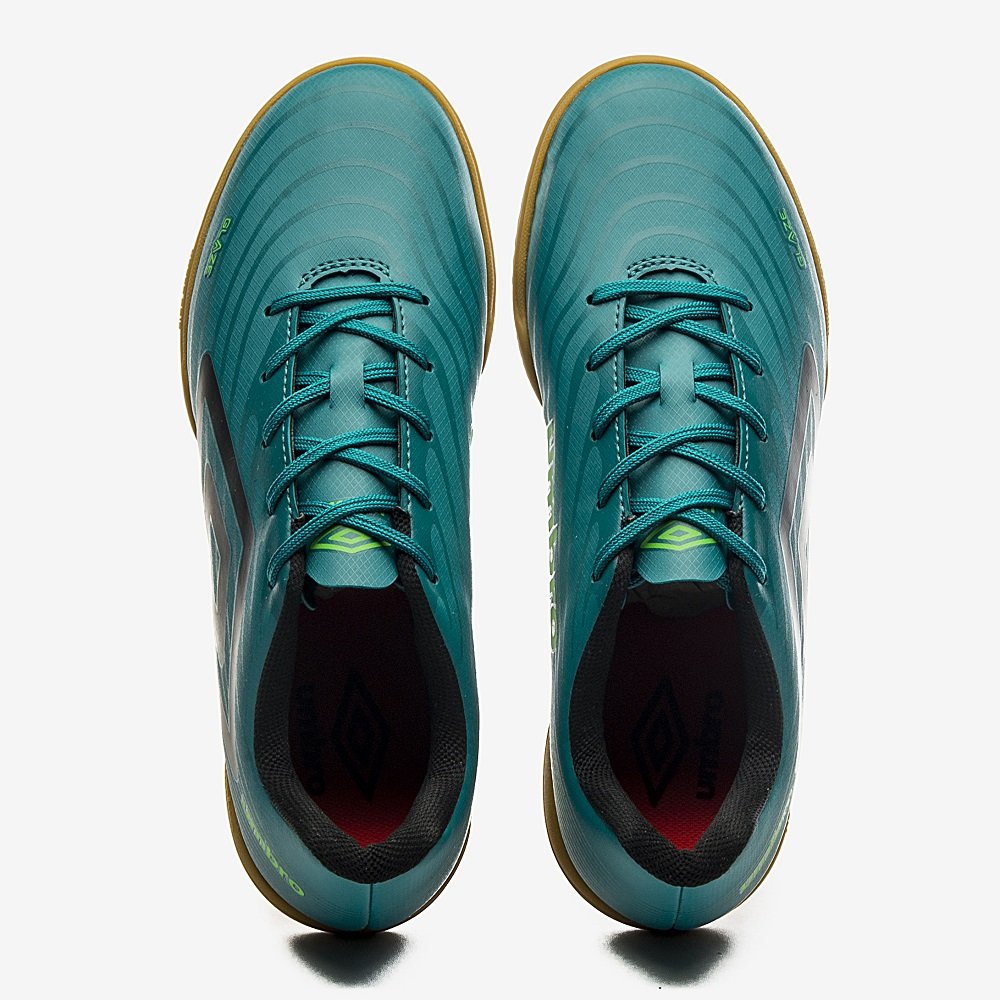 Chuteira Futsal Umbro Glaze Verde Verde 4