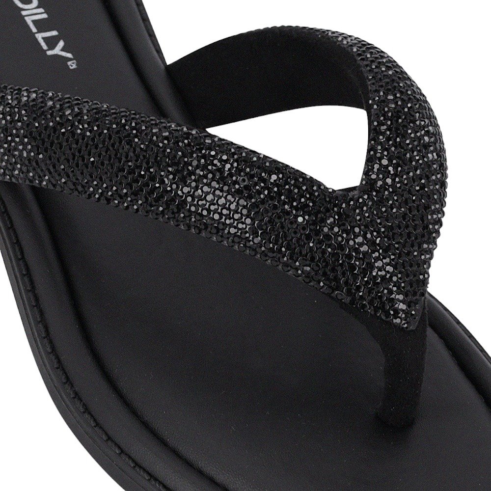 Rasteira Piccadilly 508039 Feminina Preto 2