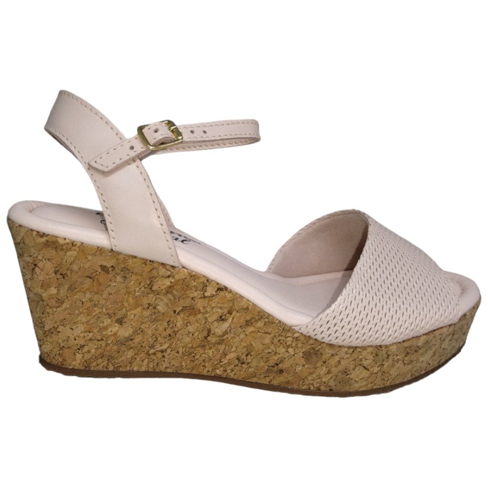 Sandália Anabela Bottero 355765 Feminina - Rosa Rosa 2